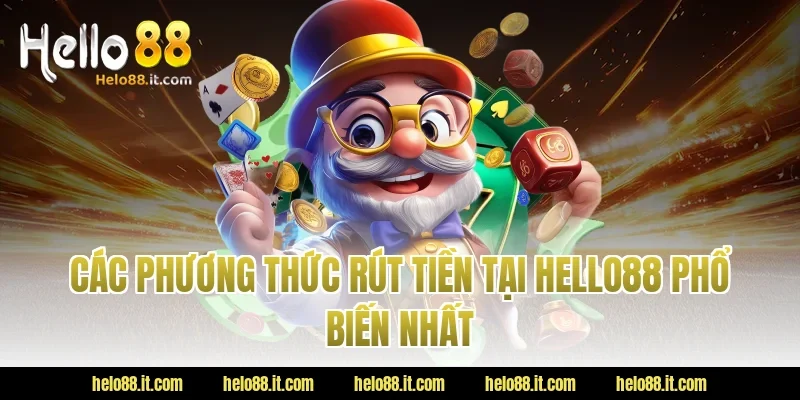 Các Phương Thức Rút Tiền Tại Hello88 Phổ Biến Nhất